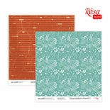 Бумага для скрапбукинга от ROSA TALENT - Recipe book 2, двусторонняя, 30,48х30,48см, 200г/м2