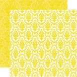 Лист скрапбумаги от Echo Park - Sequin Damask, 30х30 см