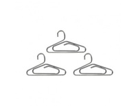 Украшения от 7 Gypsies  - Скрепки-тремпельки - Metal Hangers: Antique Silver, 12 шт., серебро