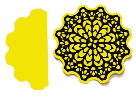 Лезвие Canadian Kaleidoscope Doily Wing Ding от Cheery Lynn Designs