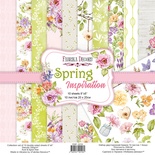 Набор скрапбумаги Spring Inspiration 20х20 см 10 листов, ТМ Фабрика Декора