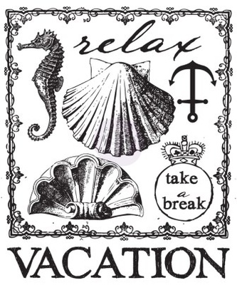 Акриловый штамп от Prima - Seashore Clear Stamp 2