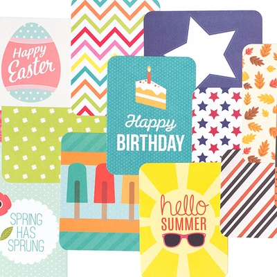 Набор карточек Project Life by Becky Higgins - Core Kit - All Seasons, 616 штук