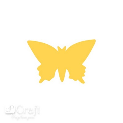 ДЫРОКОЛ ФИГУРНЫЙ 3,7СМ БАБОЧКА 2, TM dpCraft (Dalprint)