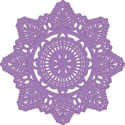 Нож для вырубки от Prima - Crochet Doily - Purple Metal Die (584054)