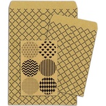 Конверты-пакетики из крафт-бумаги BoBunny - Kraft Gift Bags Quatrefoil