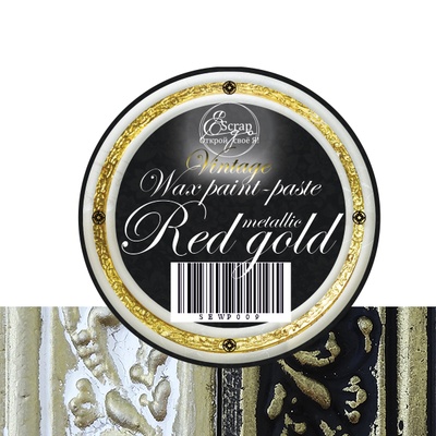 Краска с эффектом патины - Red gold metallic, 30 ml