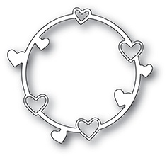 Нож для вырубки от Poppystamps - Heart Circle