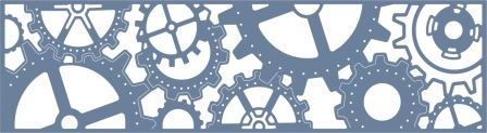 Нож для вырубки от Cheery Lynn Designs - Gear Mesh Border