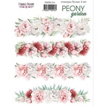 Набор наклеек (стикеров) 4 шт Peony garden 216, ТМ Фабрика Декора