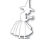 Нож для вырубки от Poppystamps - Spellcaster Witch