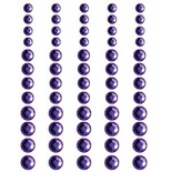 Половинки кристаллов на клеевой основе Queen & Co - Rhinestones Lavender, 60 штук