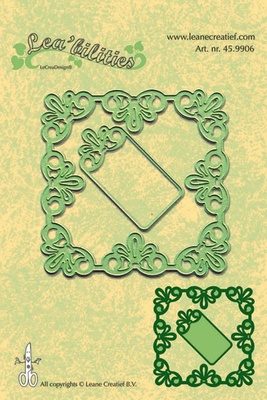 Лезвия от LeCreaDesign -  Frame square lace cut and embossing die