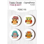 Набор скрапфишек Фабрика Декору из 4 шт FDSC 115