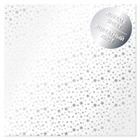 Ацетатний аркуш з фольгуванням Silver Stars, ТМ Фабрика Декору