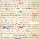 Лист одностронней скрапбумаги от Melissa Frances - Caroling All the Way