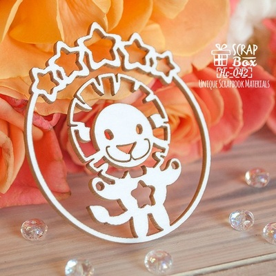 Чипборд ScrapBox - Зодиак Лев Hc-042