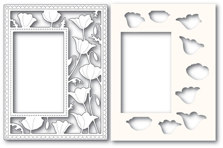 Нож от Poppystamps - Garden Poppy Sidekick Frame