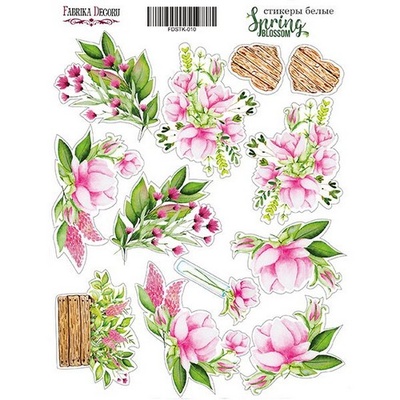 Набор наклеек Spring blossom, ТМ Фабрика Декора