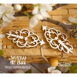 Чипборд ScrapBox - Виньетка 2шт. Hw-029