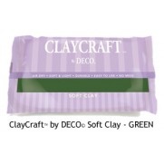 Полимерная глина от Claycraft by Deco© - Green, цвет зеленый, 55 гр.