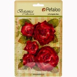 Набор цветов Petaloo - Botanica Garden Roses -Red/Burgundy