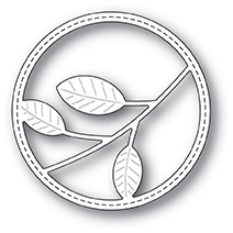 Лезвие от Memory Box - Modern Leaf Circle Frame