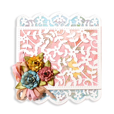 Ножи от Spellbinders – Framed Floral Card Front