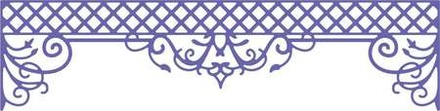 Нож для вырубки от Cheery Lynn Designs - Lattice Valance Border