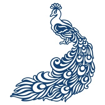 Нож для вырубки от Tattered Lace - Peacock - Павлин