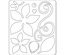 Нож для вырубки от Sizzix - Sizzix Sizzlits Die - Poinsettia Swirls
