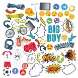 Лист с картинками для вырезания Cool Teens, TM Fabrika Decoru