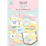 Набор высечек, коллекция Sweet baby girl-1,  50 штук, ТМ Фабрика Декора