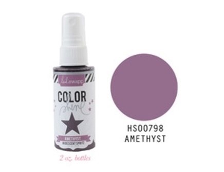 Краска - спрей от Heidi Swapp с перламутровым блеском - AMETHYST - COLOR SHINE SPRITZ, 50мл