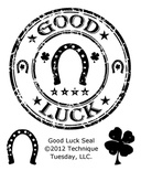 Набор акриловых штампов Technique Tuesday - Good Luck Seal