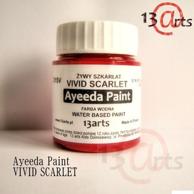 Краска 13arts - Ayeeda Paint - VIVID Scarlet