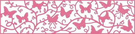 Нож для вырубки от Cheery Lynn Designs - Butterflies Flying Among the Vines Mesh Border
