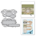 Нож для вырубки от Spellbinders - Floral Swirls Tags