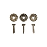 Брадсы и накладки Tim Holtz - Ideaology - Fluted Fasteners, 60 штук