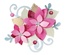 Нож для вырубки от Sizzix - Sizzix Sizzlits Die - Poinsettia Swirls