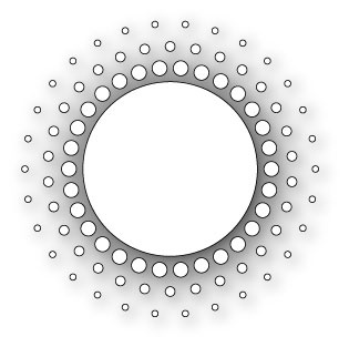Нож для вырубки от Memory Box - Large Circle Burst