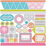 Наклейки  от 7 Dots Studio Elise Rebel Stickers, 12х12