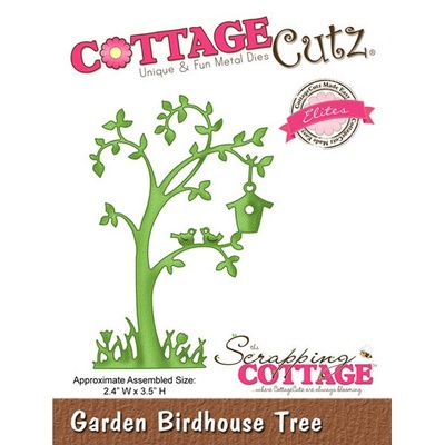 Лезвие CottageCutz - Garden Birdhouse Tree (Elites)