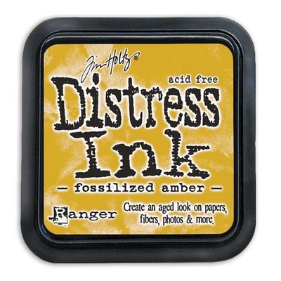 Штемпельная подушка Ranger Distress Ink Pad - April - Fossilized Amber