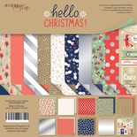 Набор двусторонней бумаги от Scrapmir - Hello Christmas, 30х30см, 10 шт.