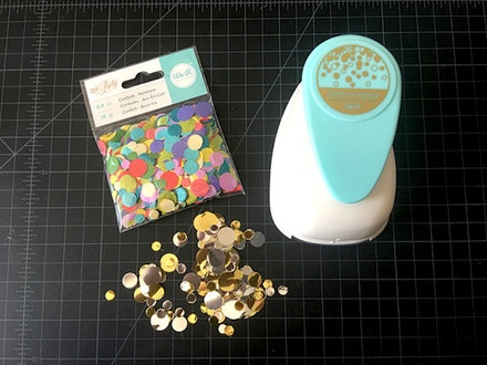 Дырокол для создания конфетти от We R Memory Keepers - DIY Party Collection - Punches - Confetti