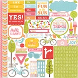 Наклейки от Echo Park - Fun in the Sun, 30х30 см