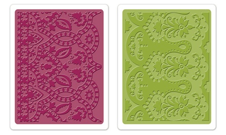 Набор папок для тиснения Sizzix - Textured Impressions Embossing Folders 2PK - Moroccan Daydreams Set, 2 шт.