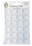 Прозрачные эпоксидные наклейки Epiphany Crafts - Bubble Caps Square 25