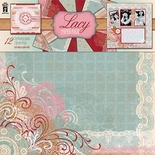 Набор скрапбумаги HOTP - Lace Paper Pack, 12 листов, размер 30х30 см